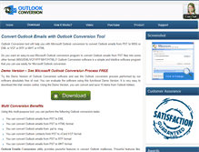 Tablet Screenshot of microsoft.outlookconversion.com